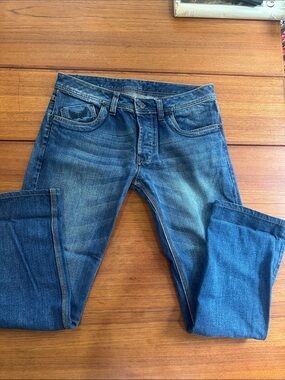 Men's Classic Blue Slim Fit Jeans